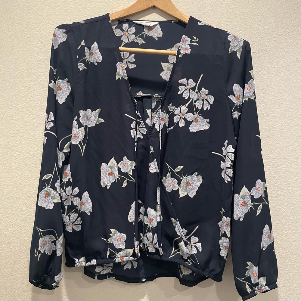 🍭3 for $10🍭 Jack by bb Dakota navy blue blouse